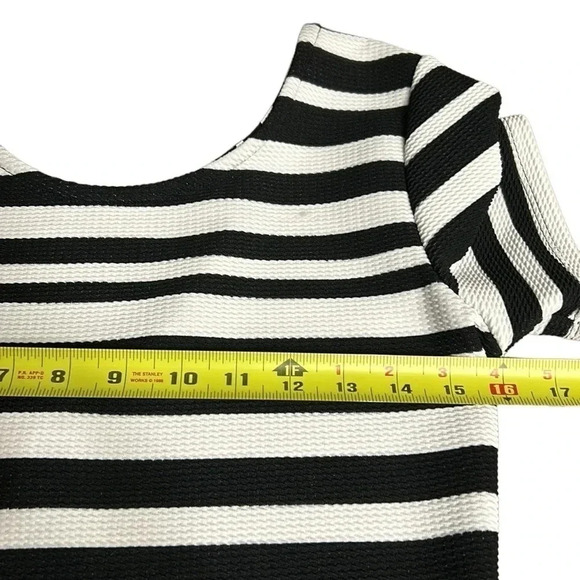 NWT Guilty striped sheath midi dress,Sm, low back,scoop neck ,coastal,summer - Picture 3 of 8
